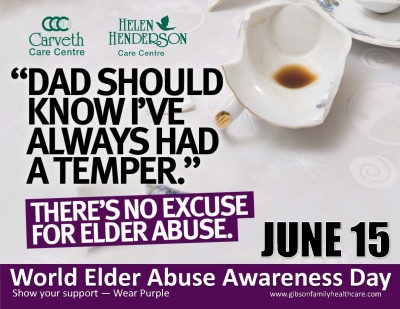 Homes to mark World Elder Abuse Awareness Day